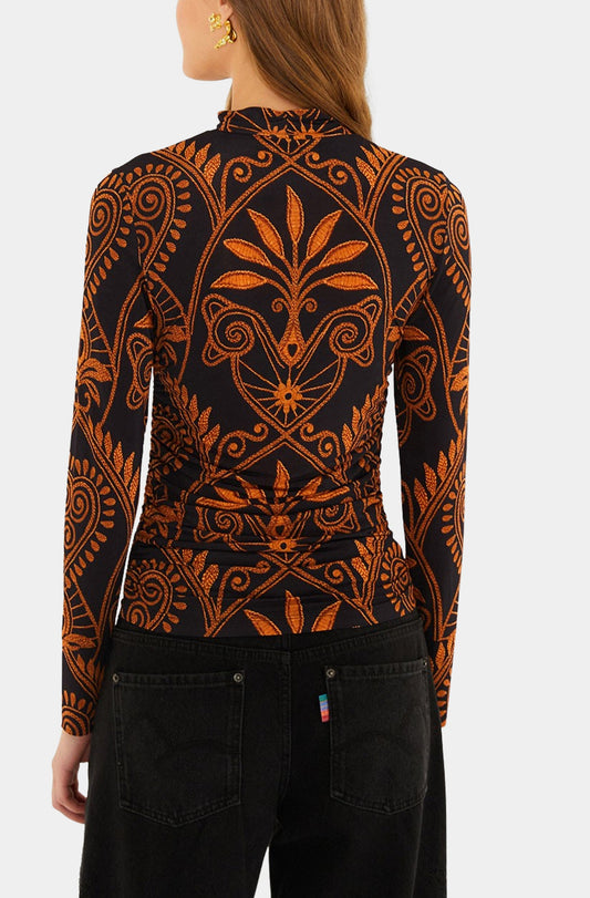 Cornely Ainika Black Jersey Blouse