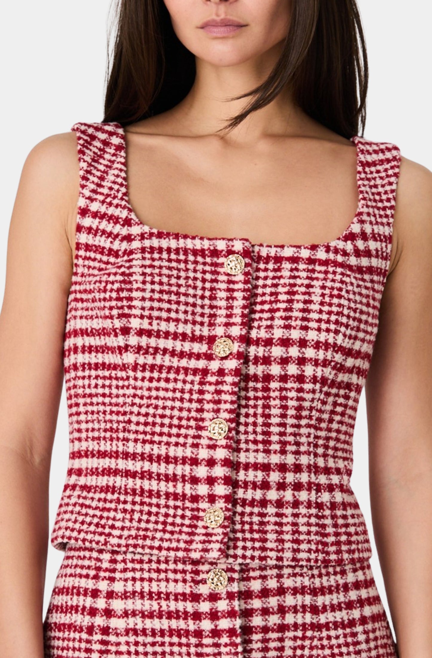 Square Neck Sleeveless Top