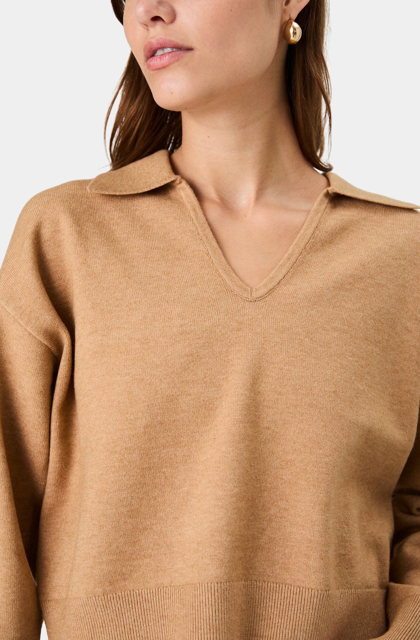 Sloane Knit Collared Pullover