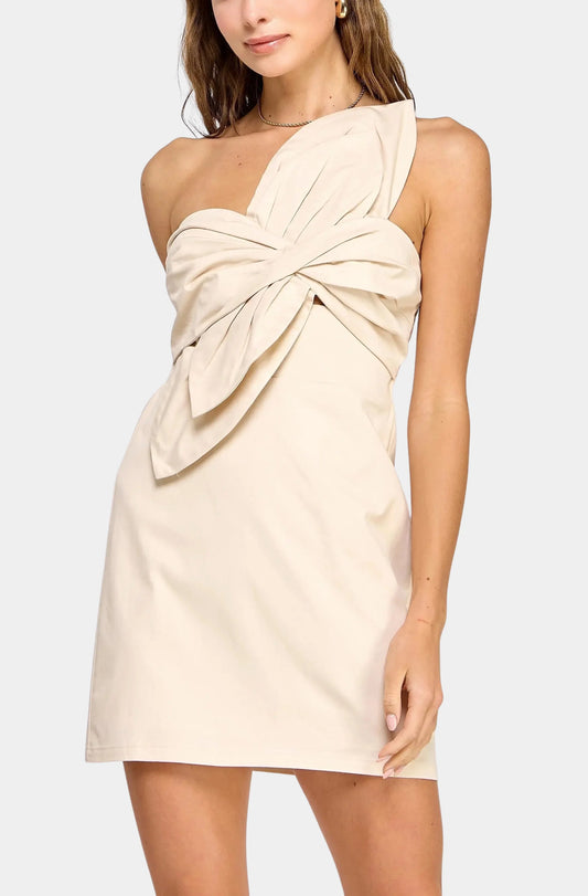 Chloe Bow Mini Dress