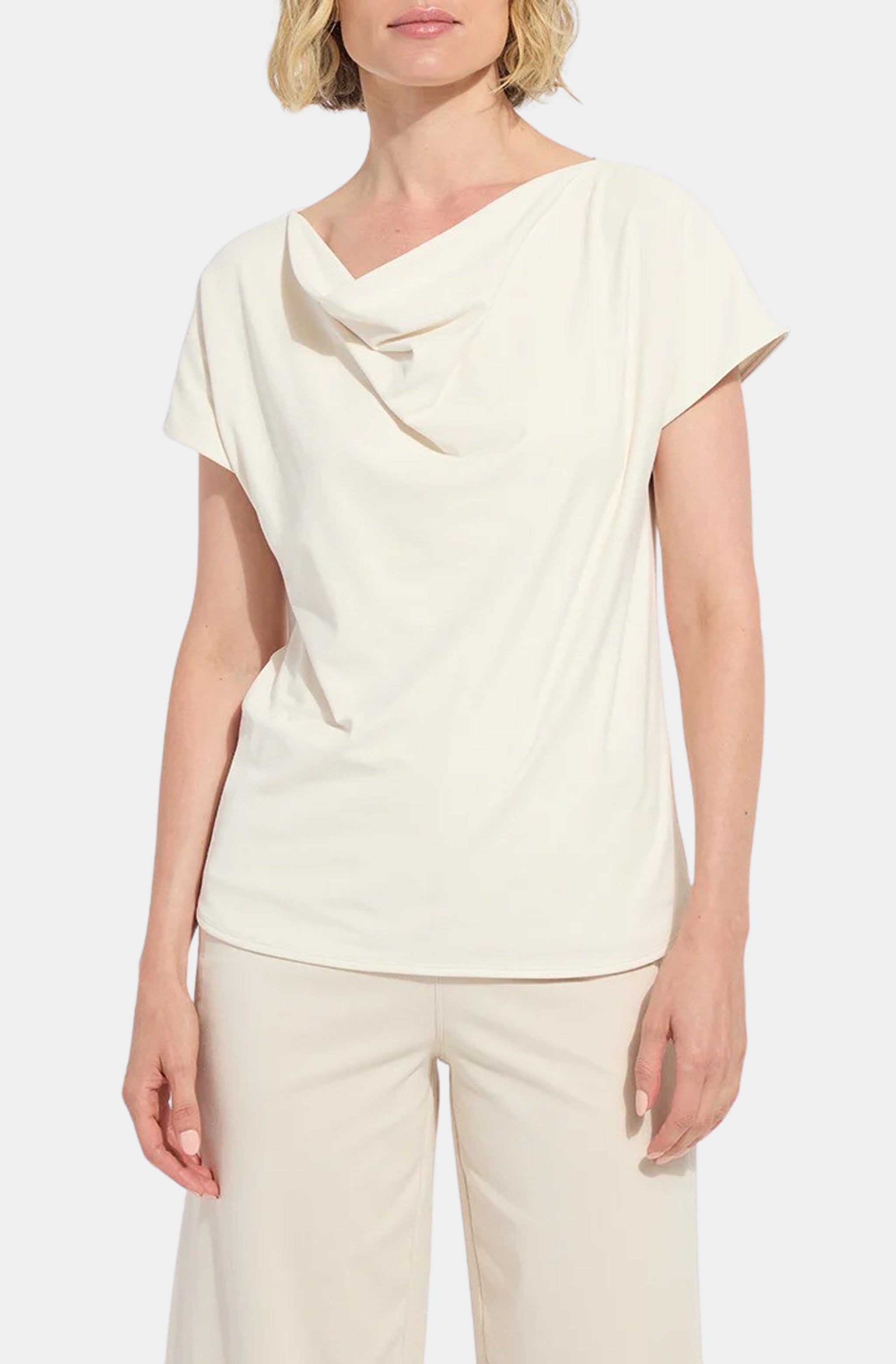 Ensley Cowl Neck Top – Hemline Huntsville