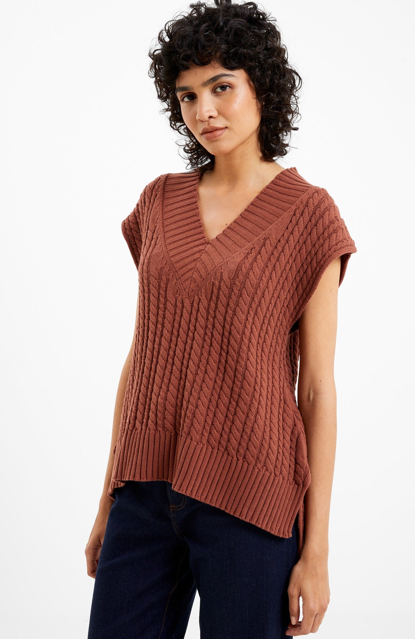 Cap Sleeve Sweater