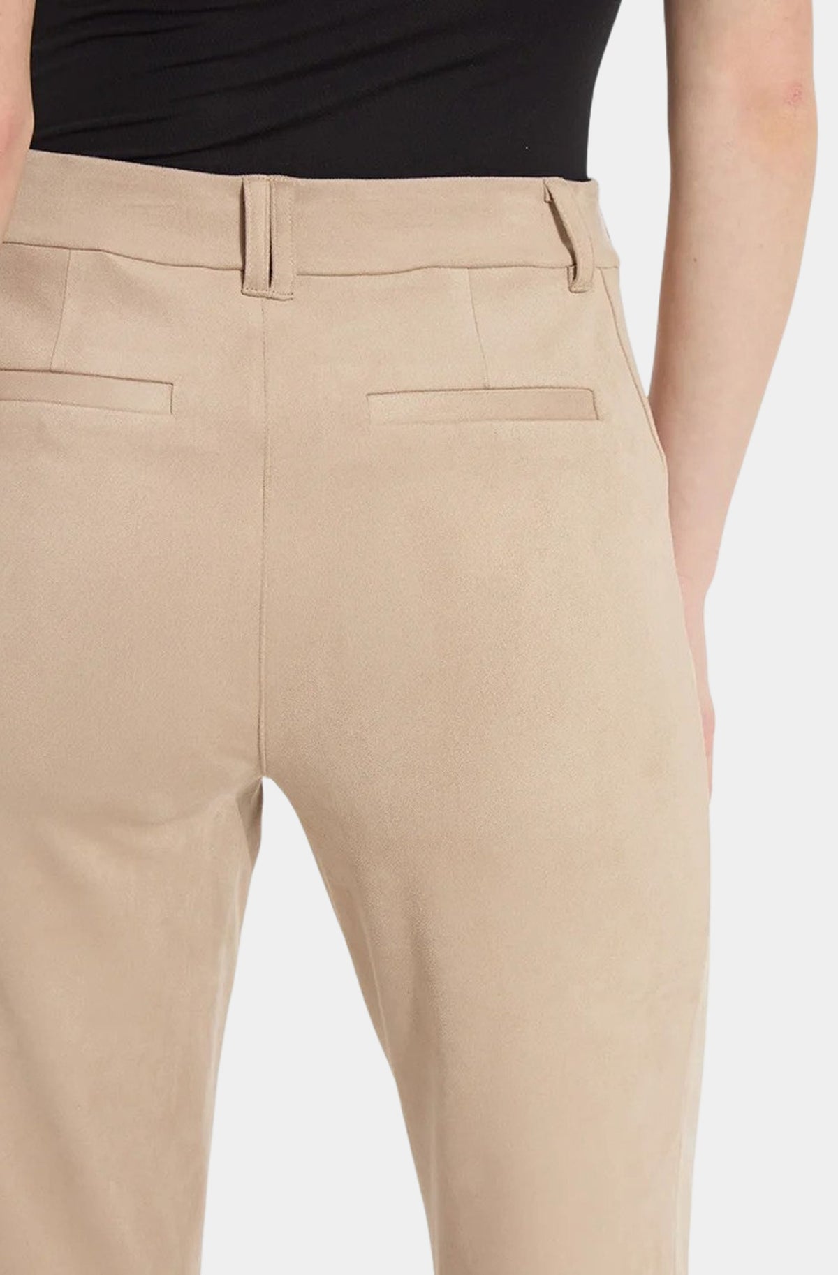 Vionette Vegan Suede Wide Leg Trouser