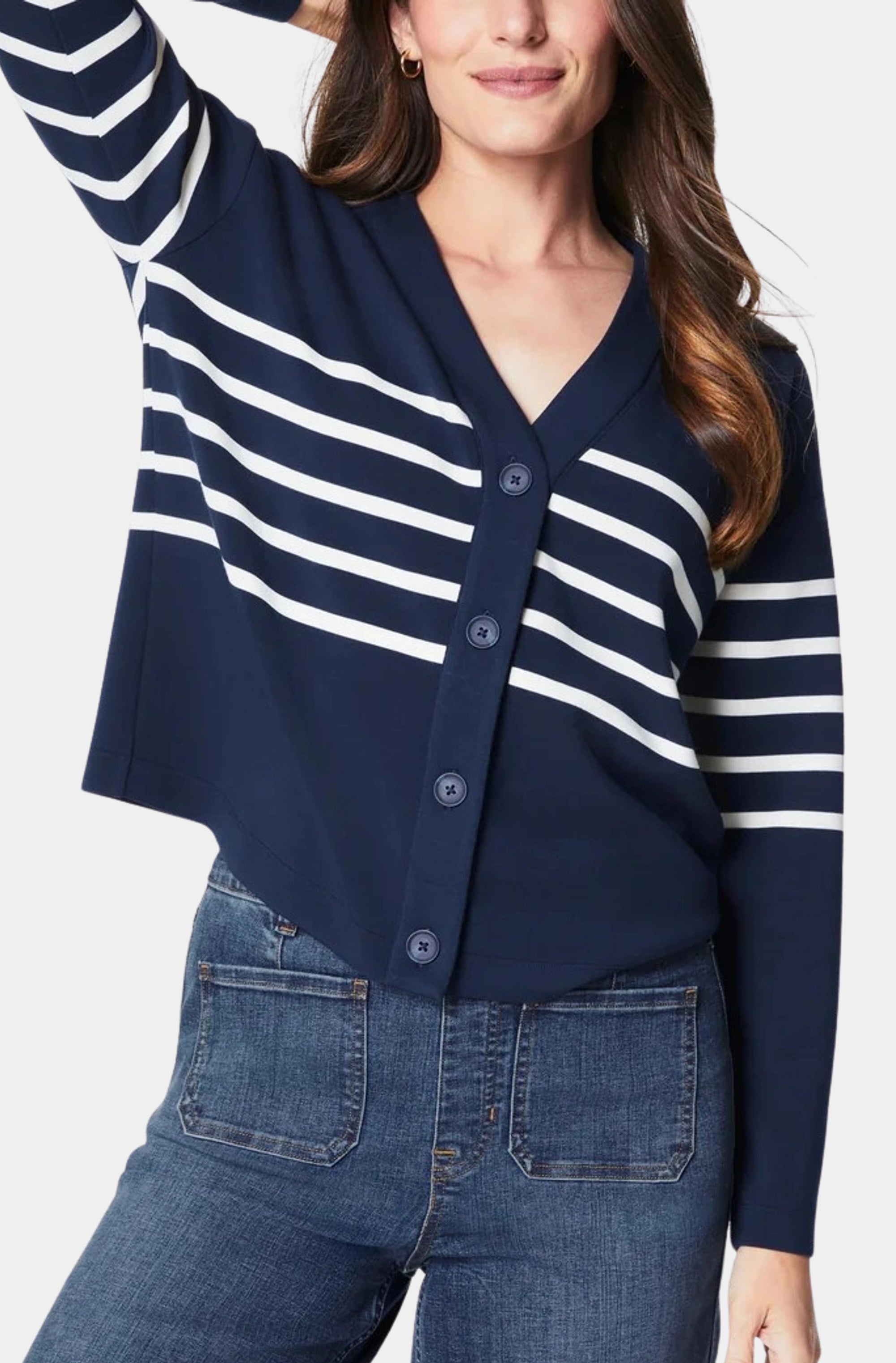 AirEssentials Striped Cardigan