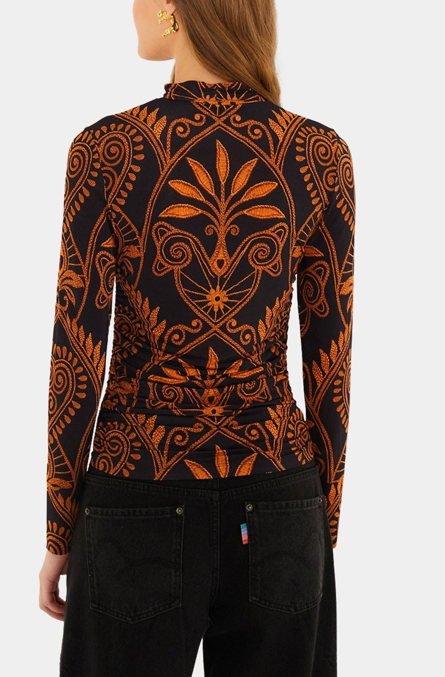 Cornely Ainika Black Jersey Blouse