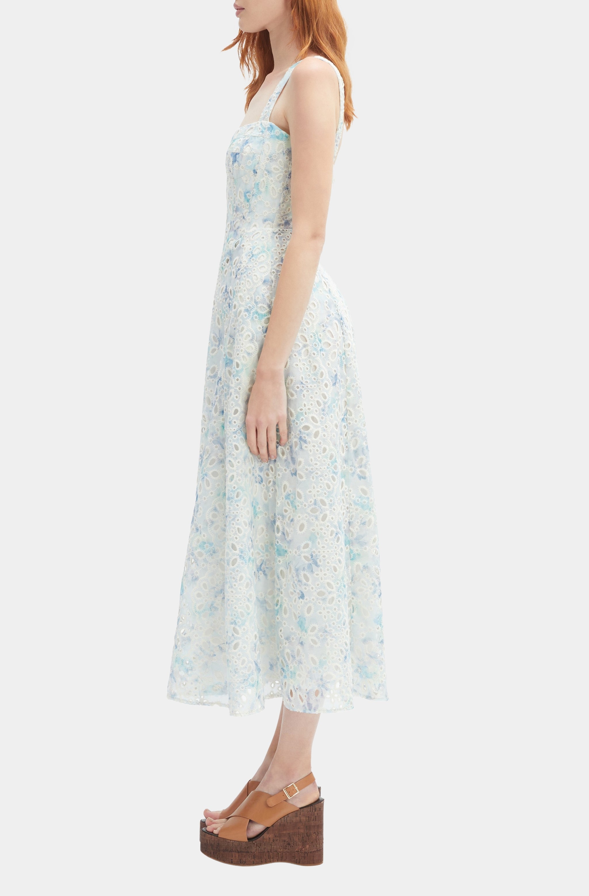 Adaline Broderie Midi Dress