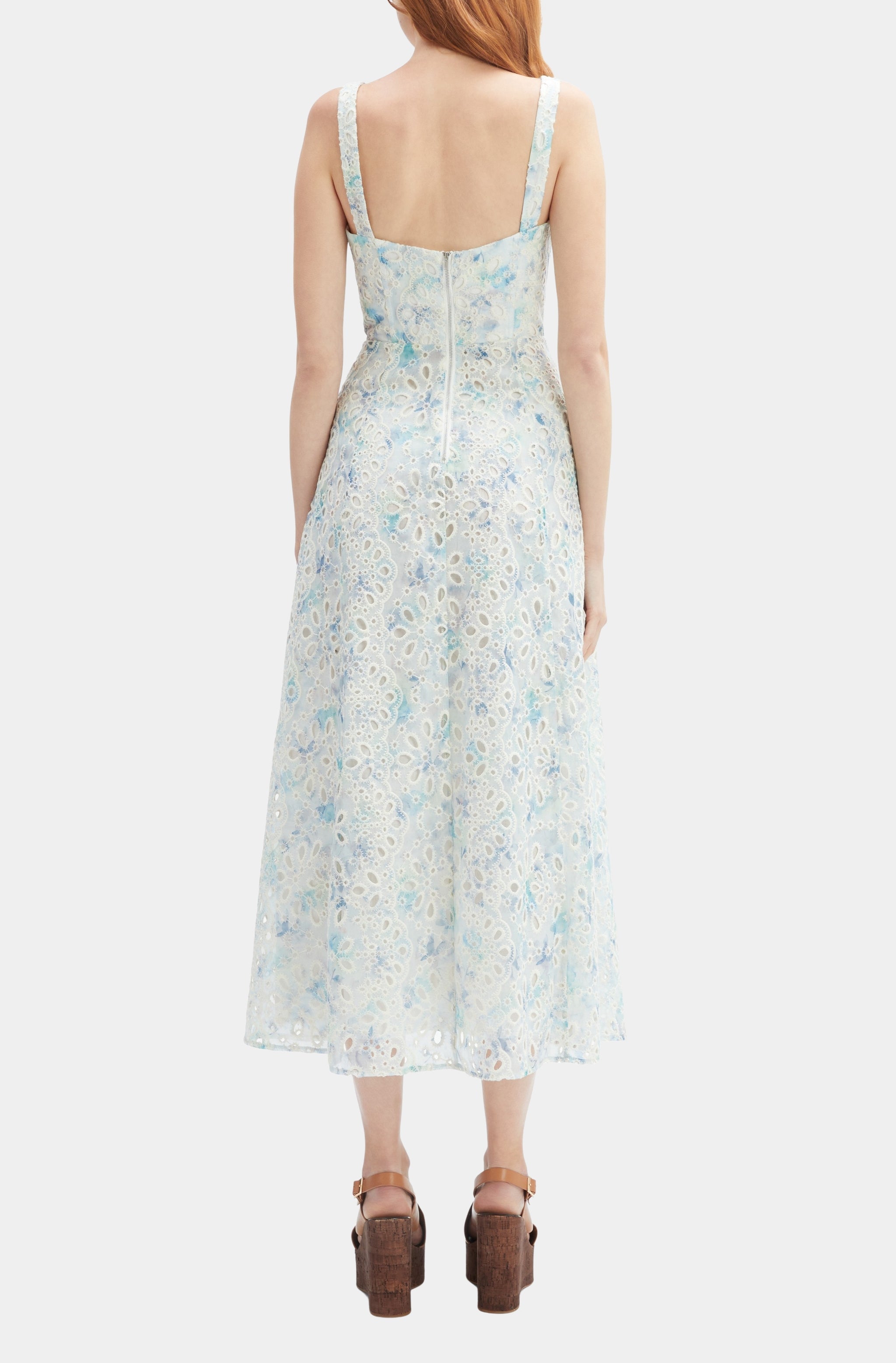 Adaline Broderie Midi Dress