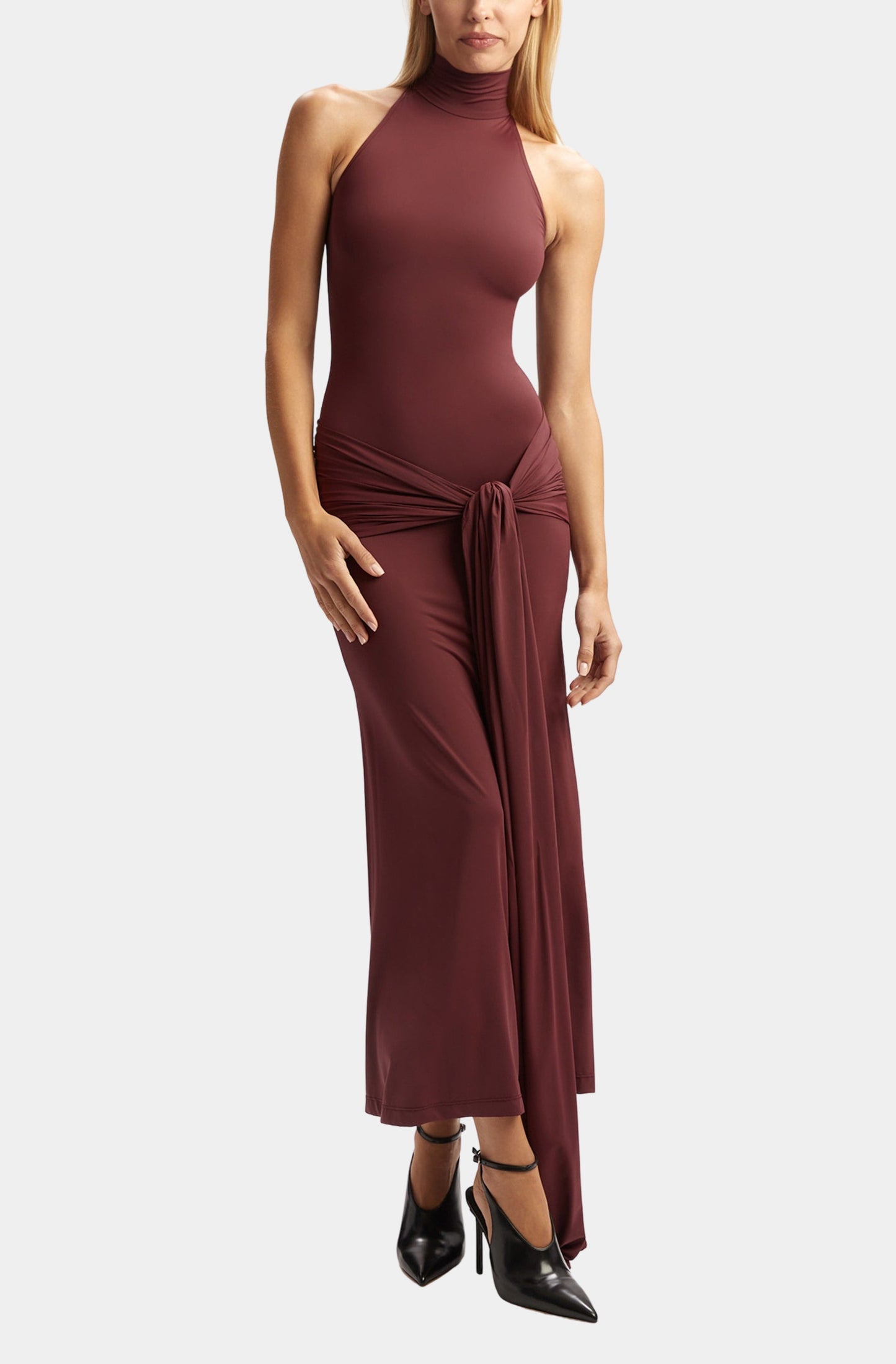 Isadora Maxi Tie Front Dress