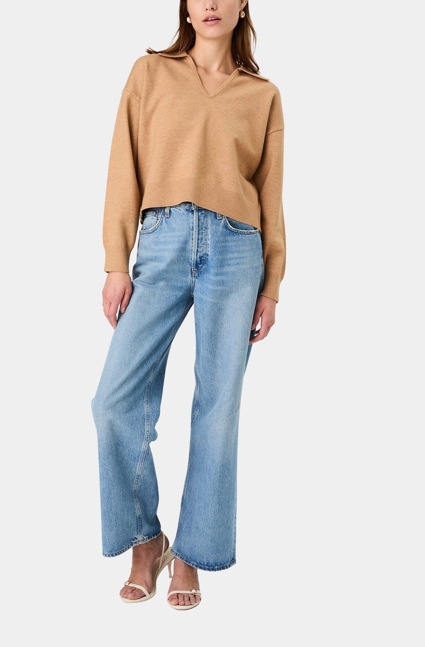 Sloane Knit Collared Pullover