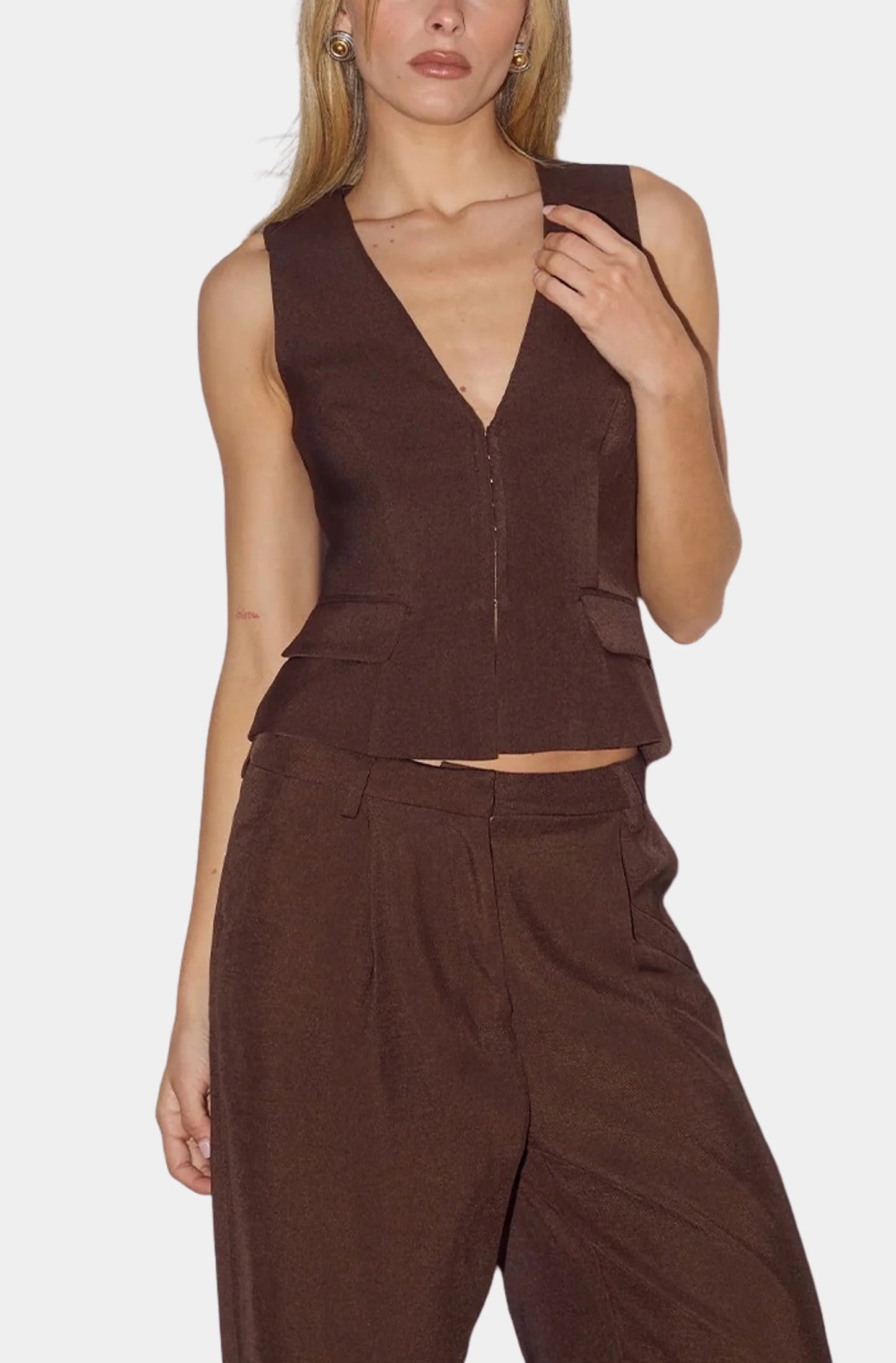 Arla Sleeveless Vest Top