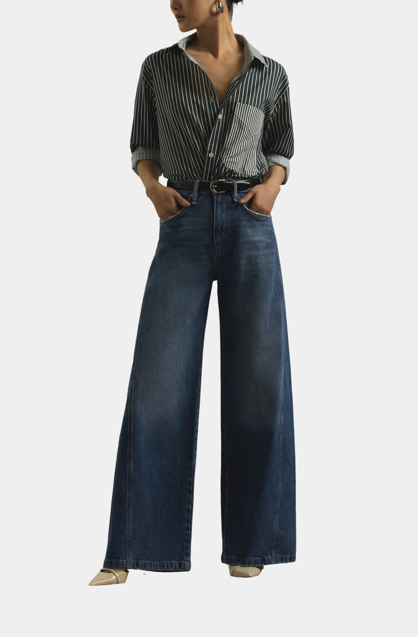 James High-Rise Wide Leg w/ Seaming