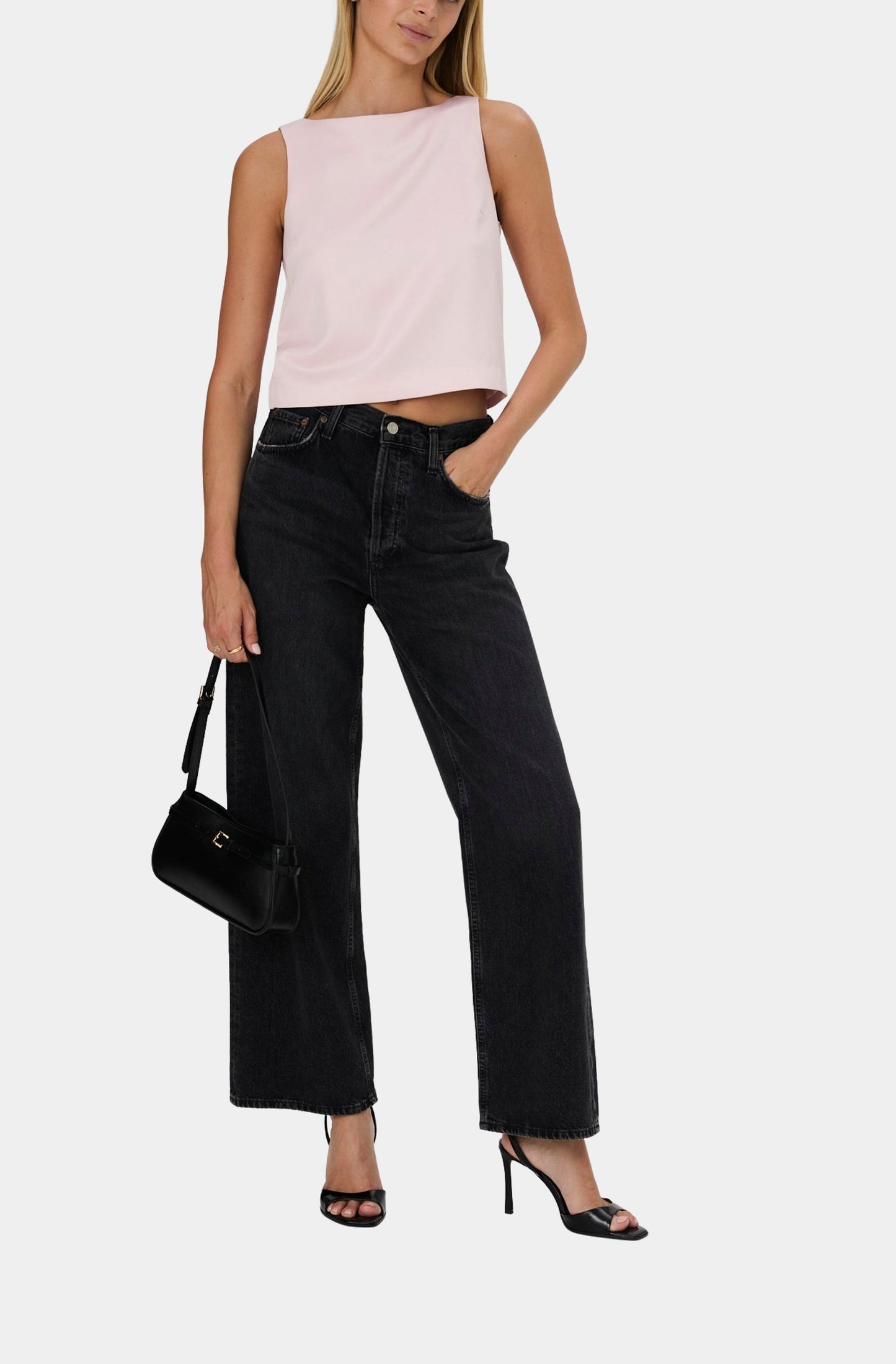 Carey Combo Velvet Bow Top