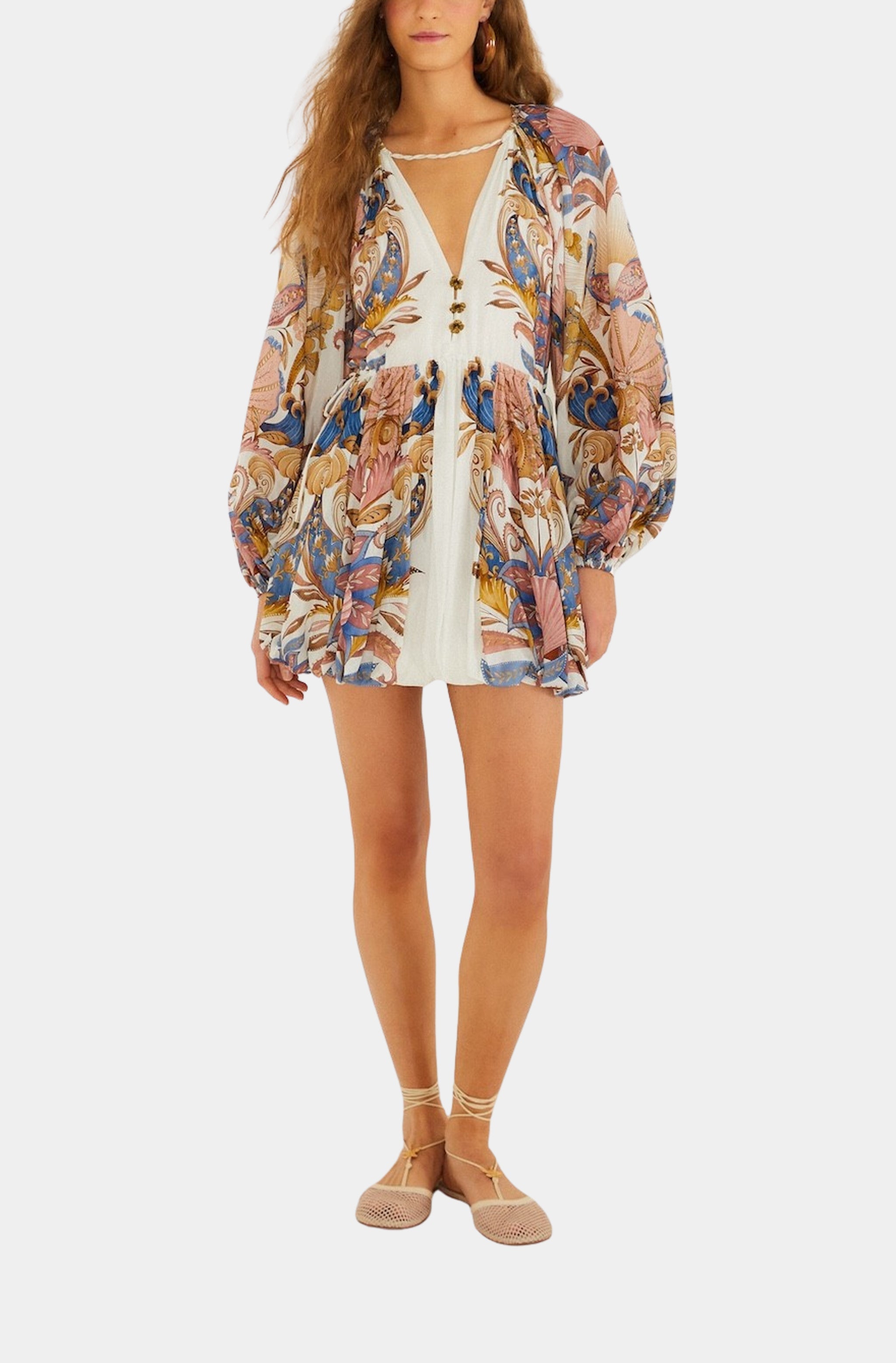 Sea Garden Off-White Mini Bubble Dress – Hemline Huntsville Sea Garden Off-White Mini Bubble Dress – Hemline Huntsville