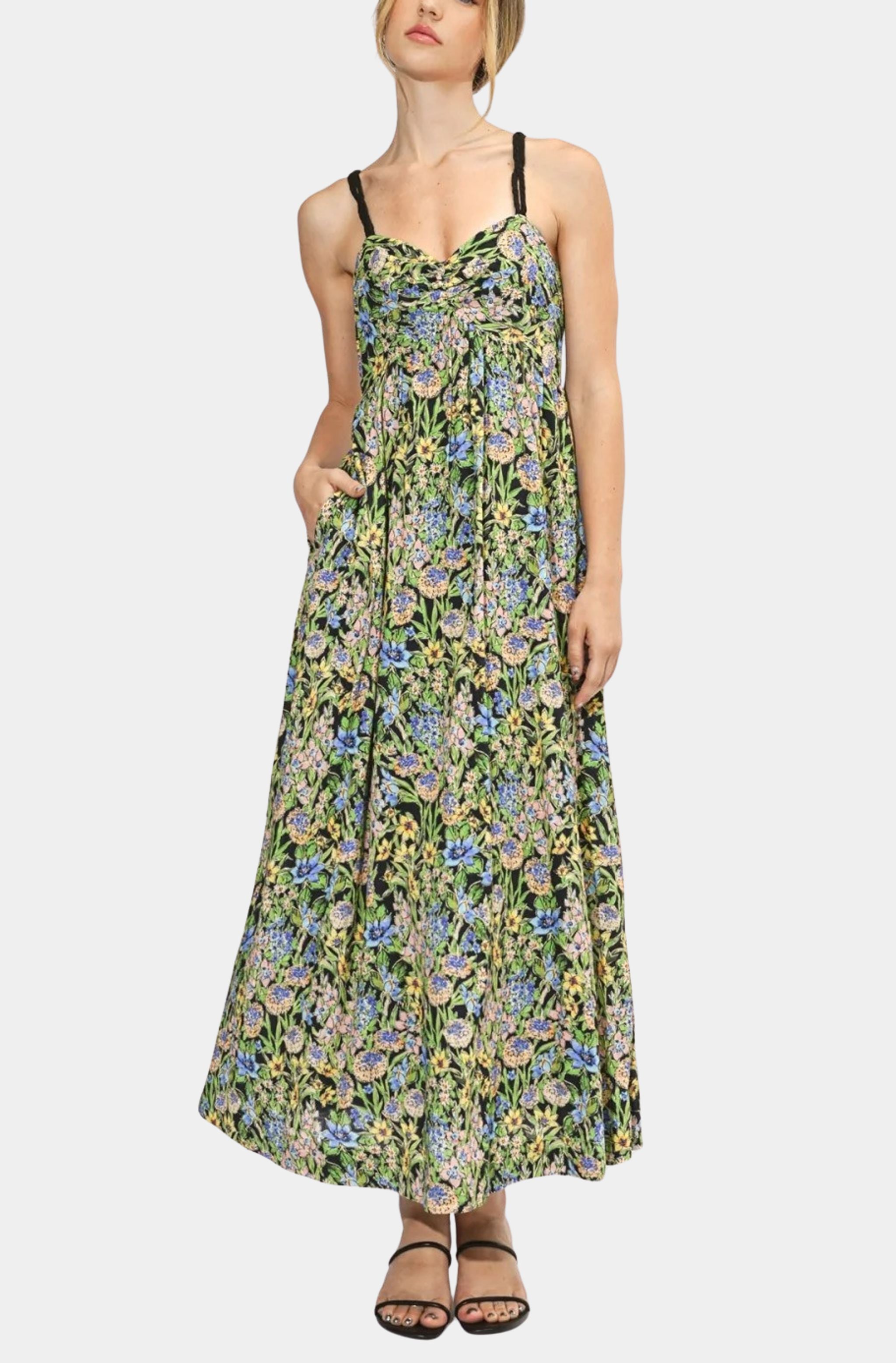 Dakota Braided Strap Maxi Dress