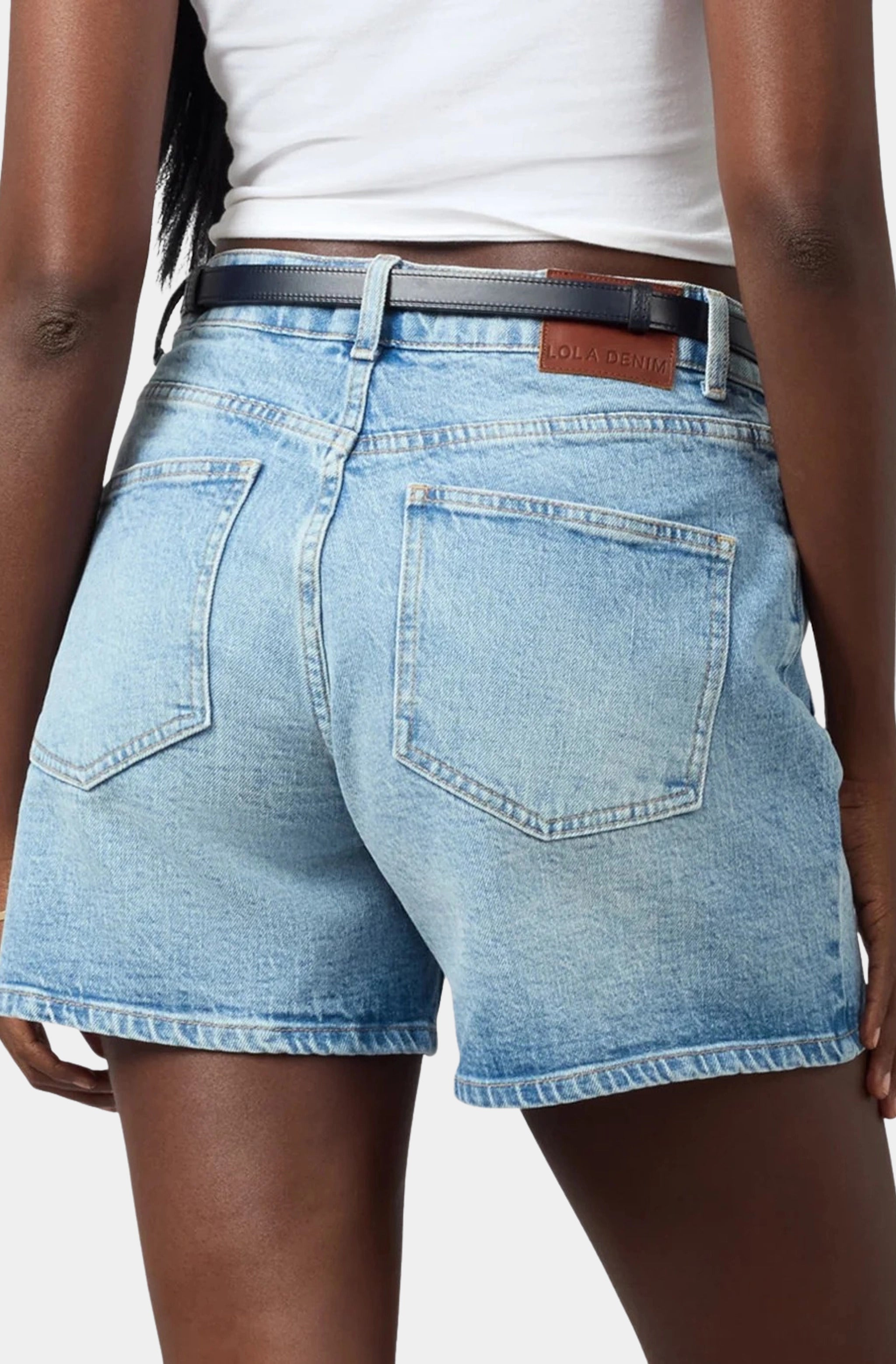 Liana High Rise Jean Shorts