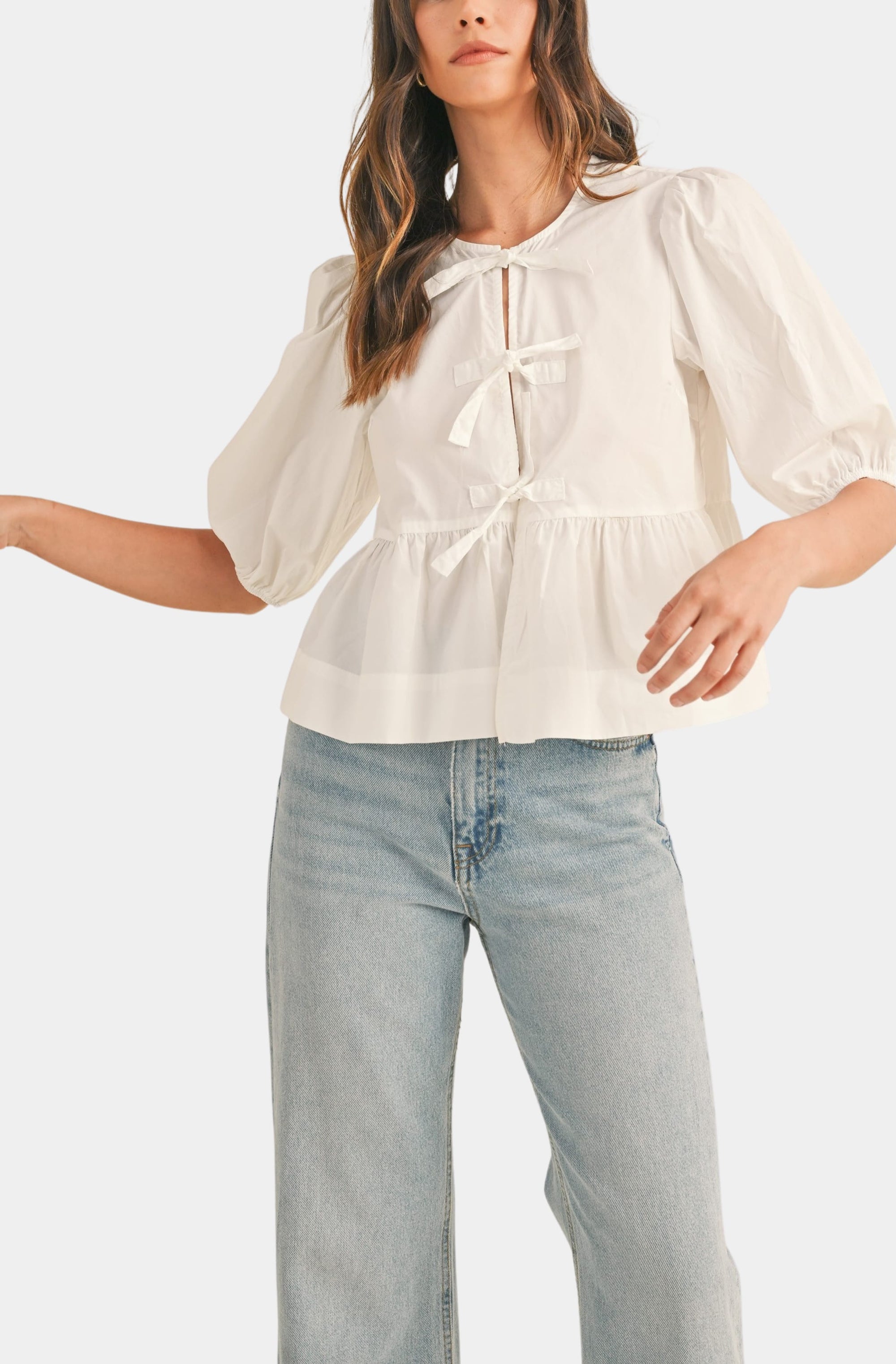 Kennedy Poplin Top