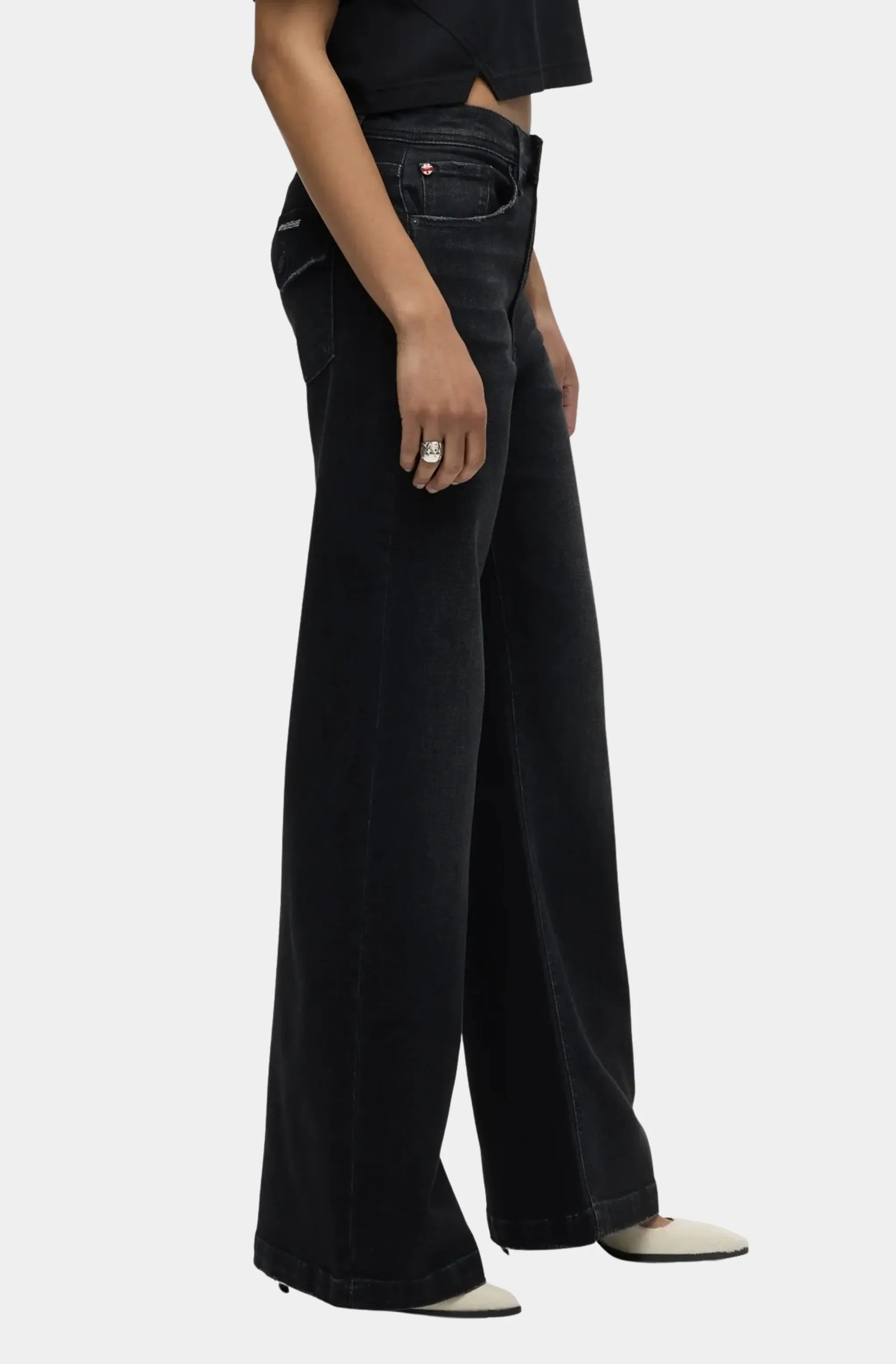 Jodie Loose Fit Wide Leg w/ Flap