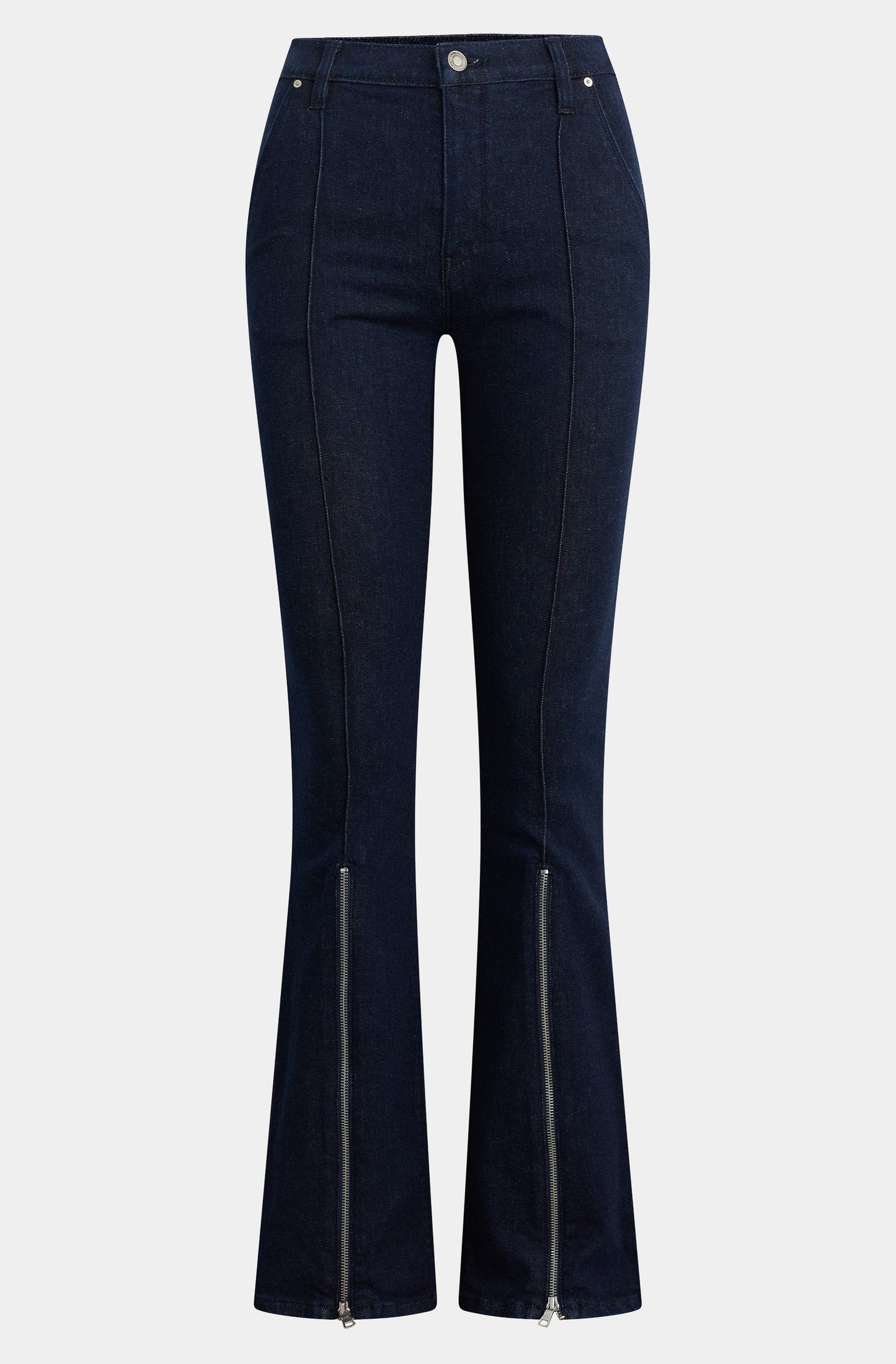 Barbara High-Rise Bootcut w/ Zippers