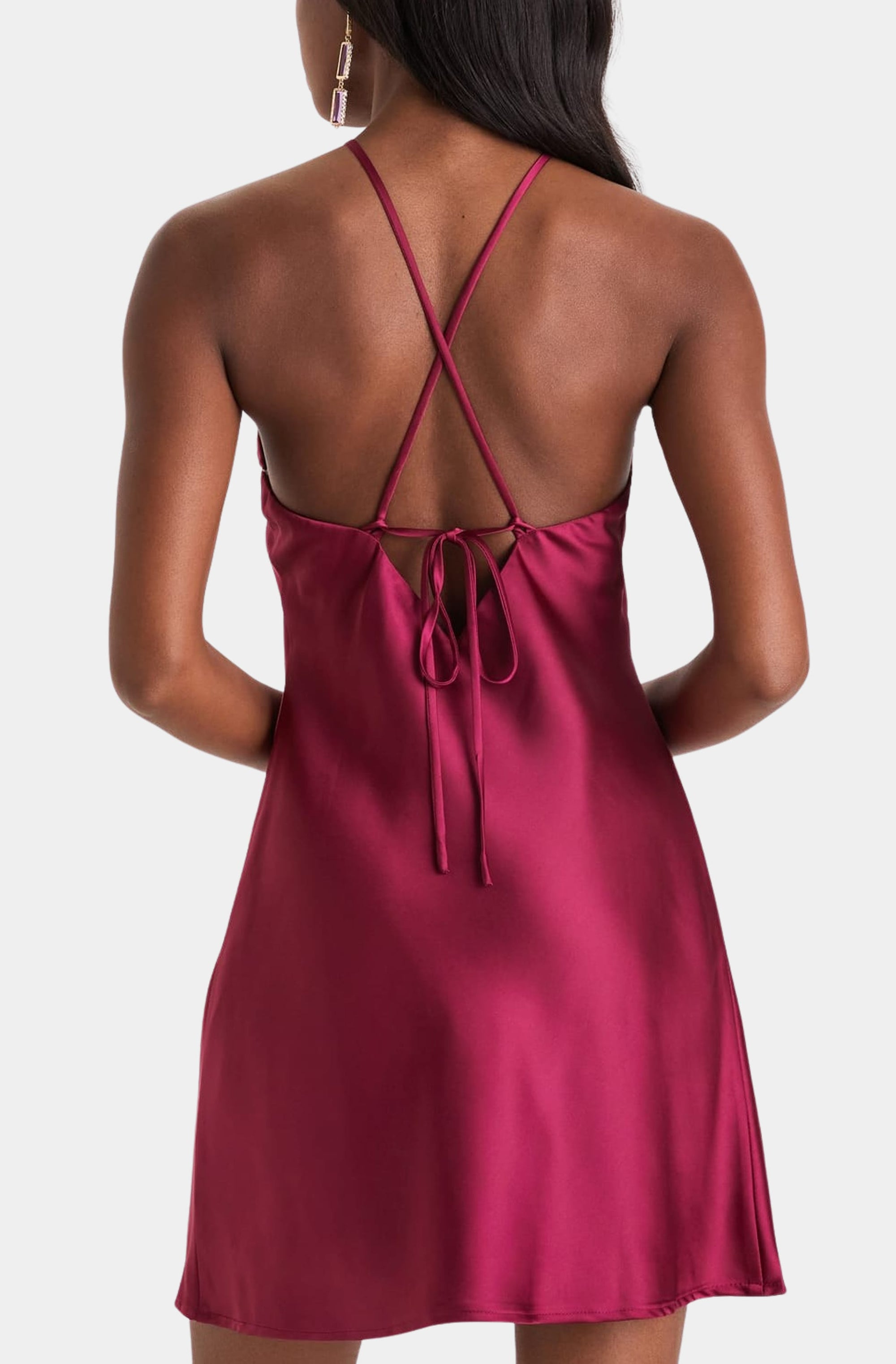 Sweet Prose Halter Neck Mini Dress