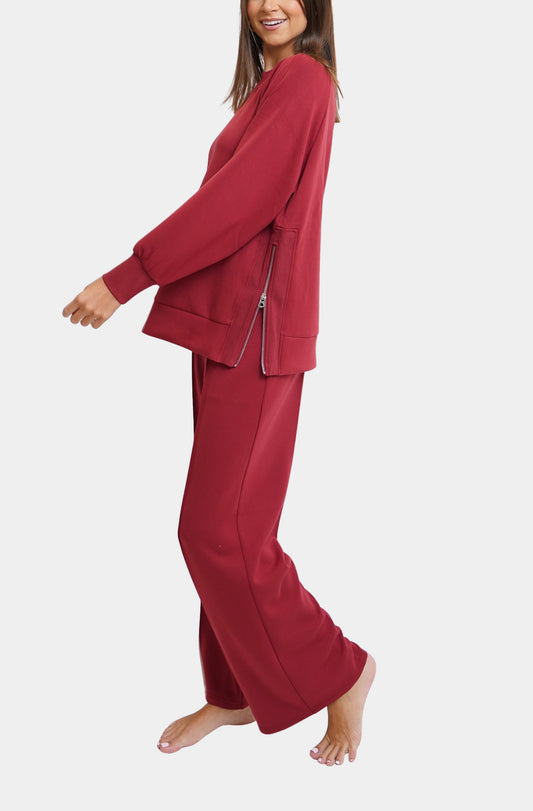 The Long Sleeve Pullover with Side Slits