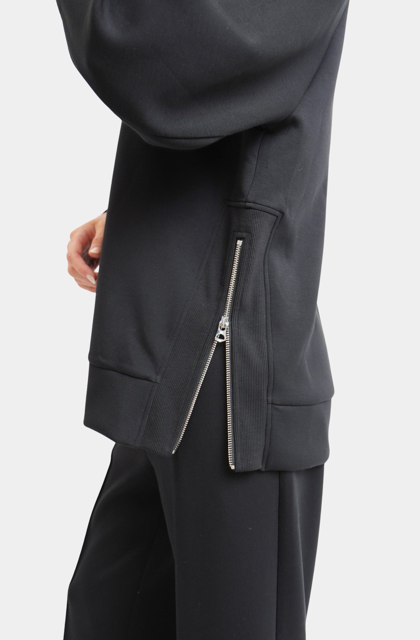 The Long Sleeve Pullover with Side Slits