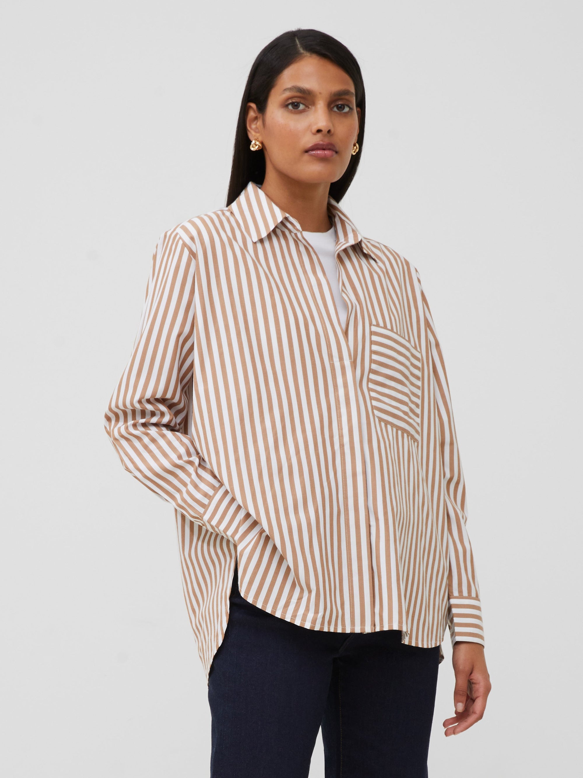 Stripe Popover Shirt